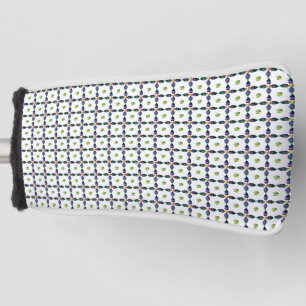 Flower Colour Art Illustration Golf Head Cover