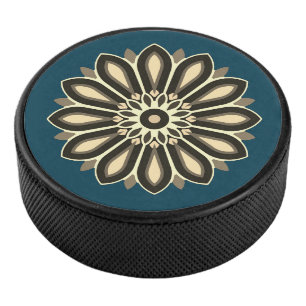 FLOWER COLOURFULL GIFT FOR MOM DAD SISTER SON BOSS HOCKEY PUCK