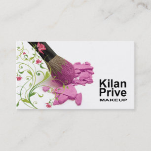 "Flower Cosmetics" - Makeup Artist, Cosmetologist Business Card