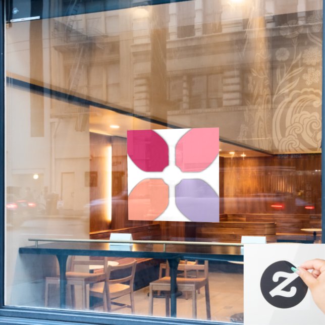 Flower Cross (Cafe Window)