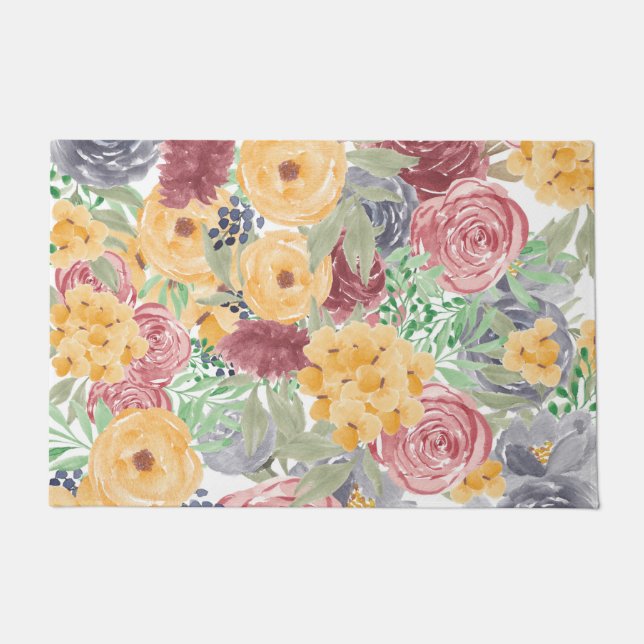 Flower Crown Doormat (Front)