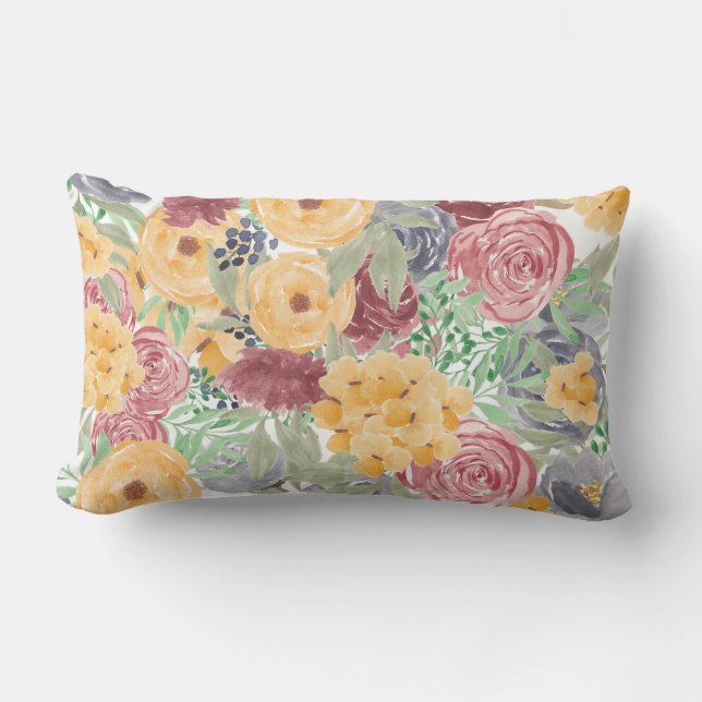 Flower Crown Lumbar Cushion (Front)