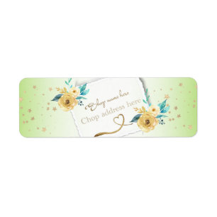 Flower Custom Sender Tag