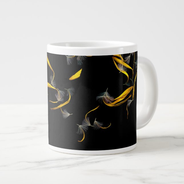 Flower - Daisy - Gone with the wind Large Coffee Mug (Front Right)
