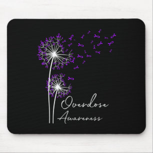 Flower Dandelion Faith Hope Love Purple Overdose A Mouse Pad