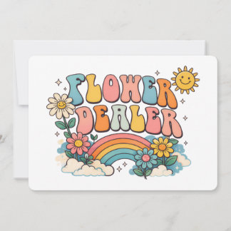 Flower Dealer Florist Flower Arranging Invitation