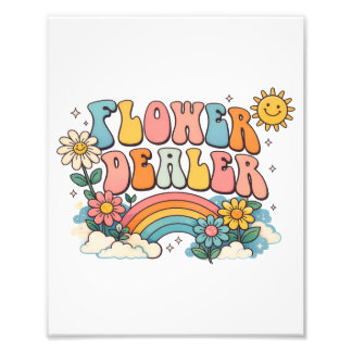 Flower Dealer Florist Flower Arranging Photo Print