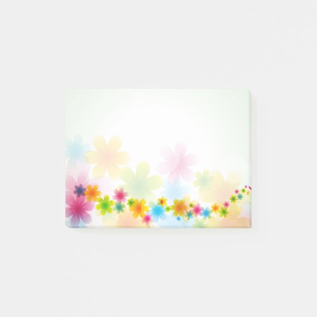 Flower Decor 54 Options Post-it Notes (Front)