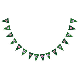 Flower Decor Garden Party Celebration Bunting