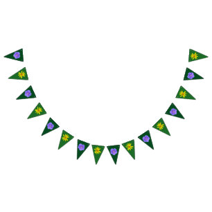 Flower Decor Garden Party Celebration Bunting