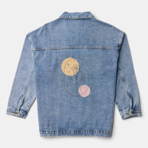 Flower Denim Jacket