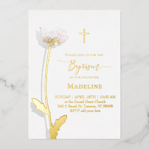 flower design Baptism