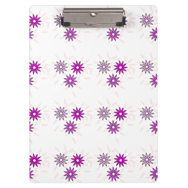 Flower design  clipboard (Front)
