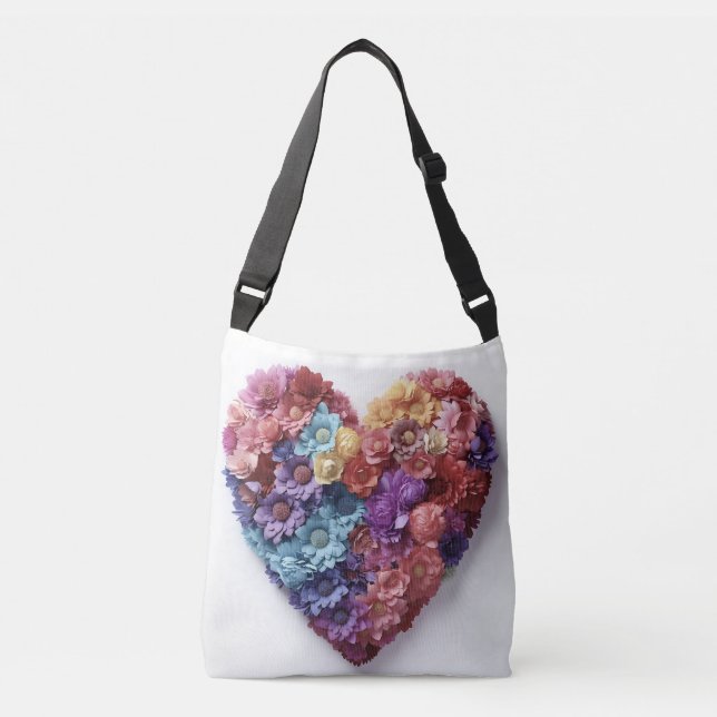 Flower design crossbody bag (Front)