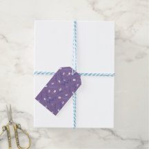 flower design gift tag