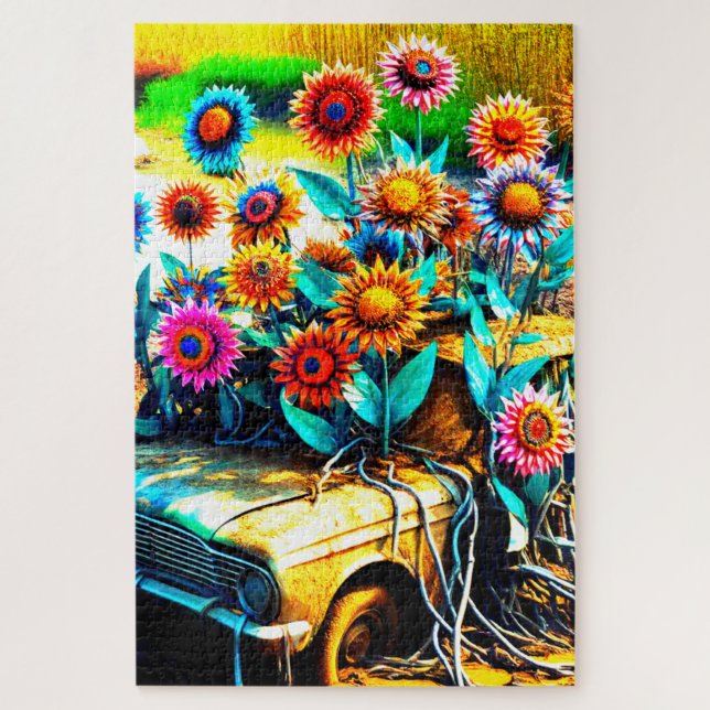 Flower Design Jigsaw Puzzle (Vertical)