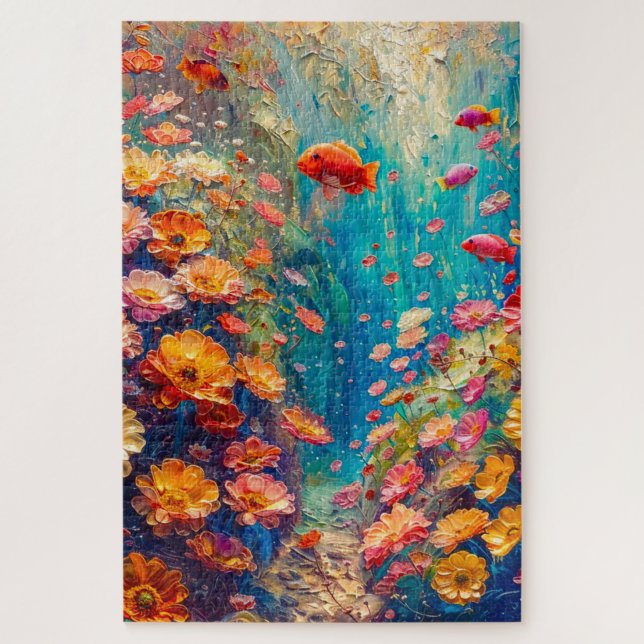 Flower Design Jigsaw Puzzle (Vertical)