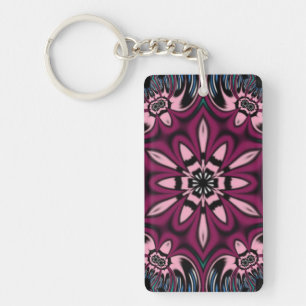 flower design key ring