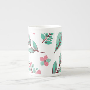 Flower Design Series 2 Bone China Mug