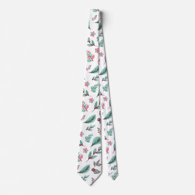 Flower Design Series 2 Tie (Front)