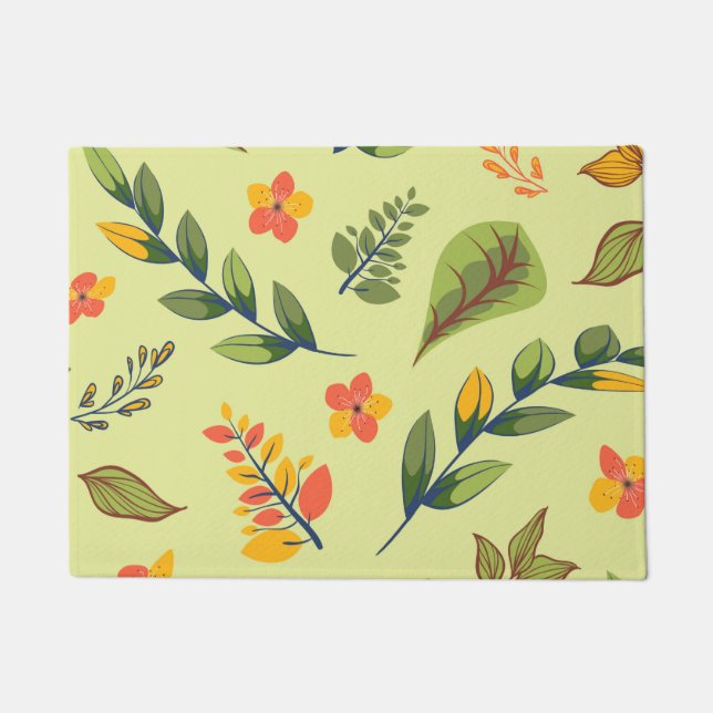 Flower Design Series 3 Doormat (Front)