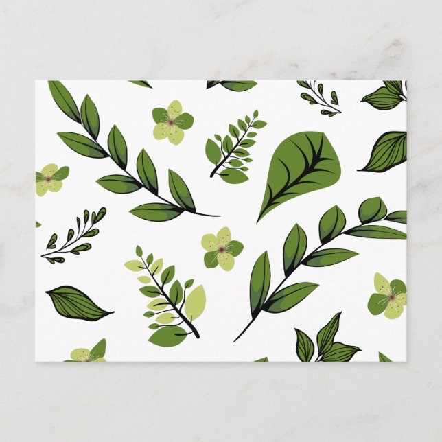 Flower Design Series 4 Postcard (Front)