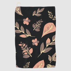 Flower Design Series Golf Towel
