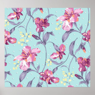 flower design textile illustrationart,background,d poster
