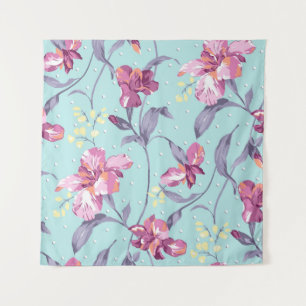 flower design textile illustrationart,background,d tapestry