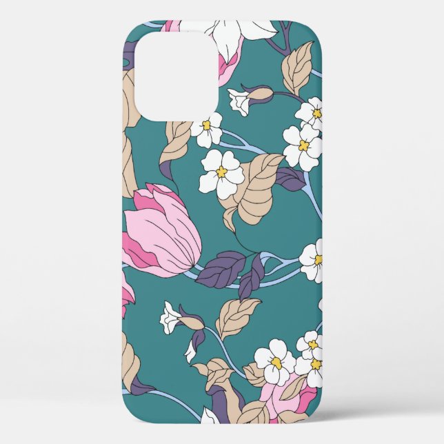 flower design textile illustrationart,pattern,back Case-Mate iPhone case (Back)