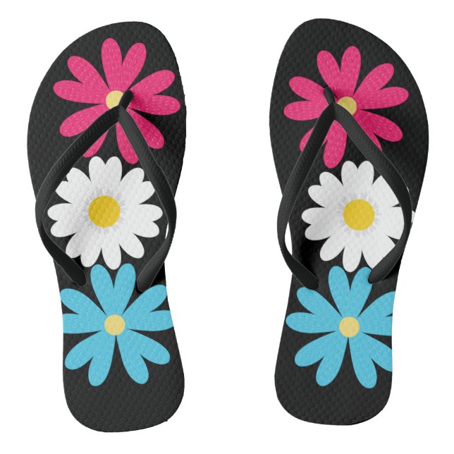 flower designs thongs (Footbed)