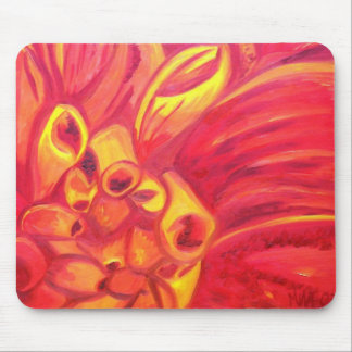 Flower detail mouse pad