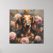 Flower Dog Breed Portraits 1