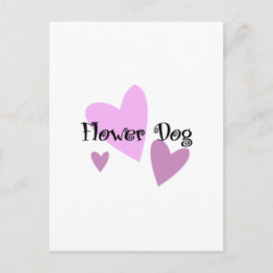 Flower Dog Postcard