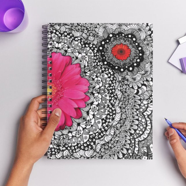 Flower Doodle Art Collage Planner (Creator Uploaded)