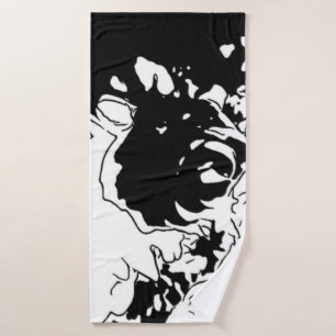 Flower Doodle Bath Towel Set