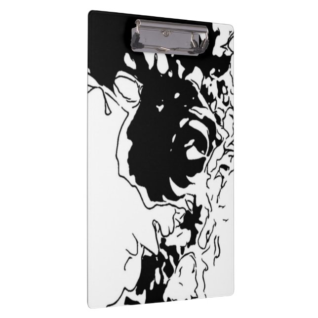 Flower Doodle Clipboard (Right)