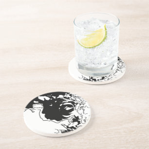 Flower Doodle Coaster