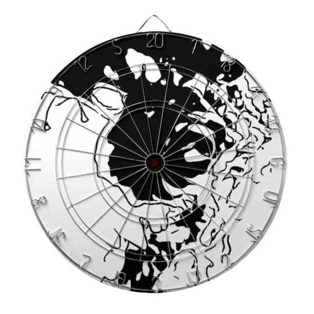 Flower Doodle Dartboard (Front)