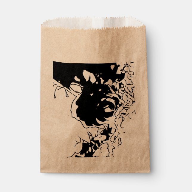 Flower Doodle Favour Bag (Front)
