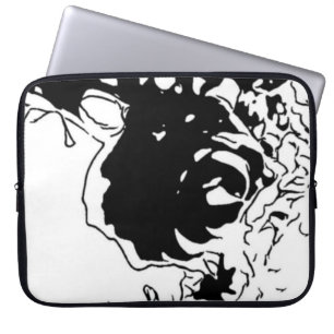 Flower Doodle Laptop Sleeve
