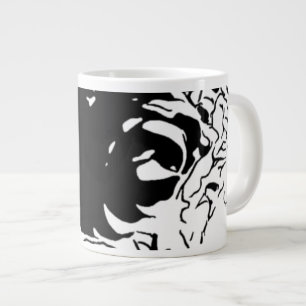 Flower Doodle Large Coffee Mug