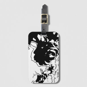 Flower Doodle Luggage Tag