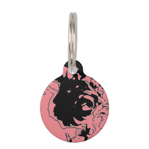 Flower Doodle Pet Tag