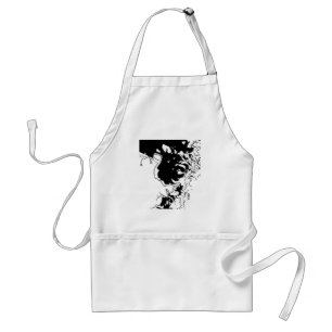 Flower Doodle Standard Apron