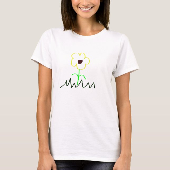 Flower Doodle T-Shirt (Front)