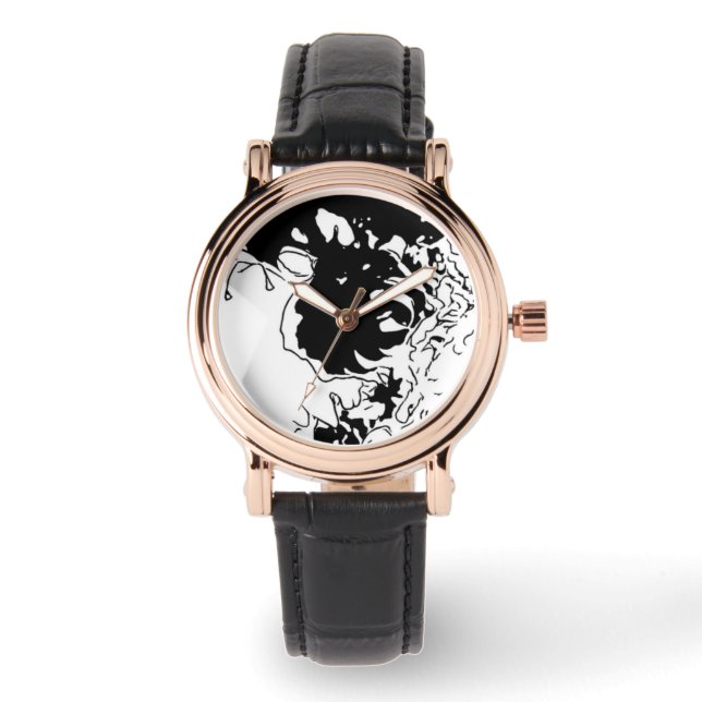 Flower Doodle Watch (Front)