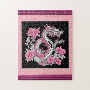 Flower Dragon Jigsaw Puzzle