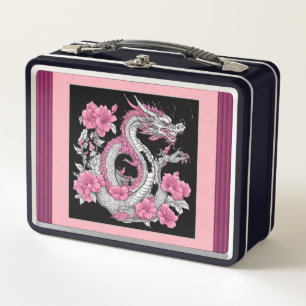Flower Dragon Lunch Box