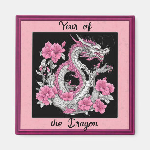 Flower Dragon Magnet